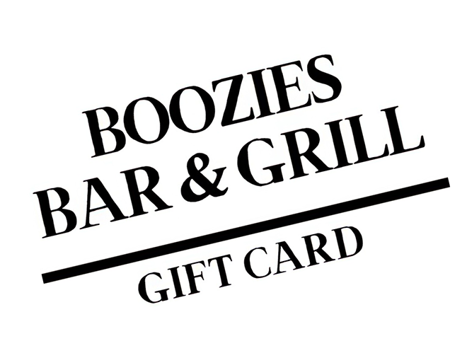 Boozie's gift card